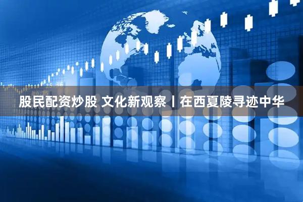 股民配资炒股 文化新观察丨在西夏陵寻迹中华