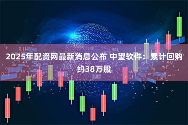 2025年配资网最新消息公布 中望软件：累计回购约38万股